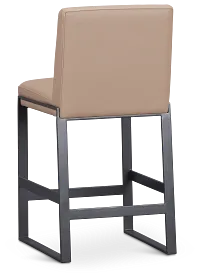 Harlem Taupe 24" Upholstered Barstool