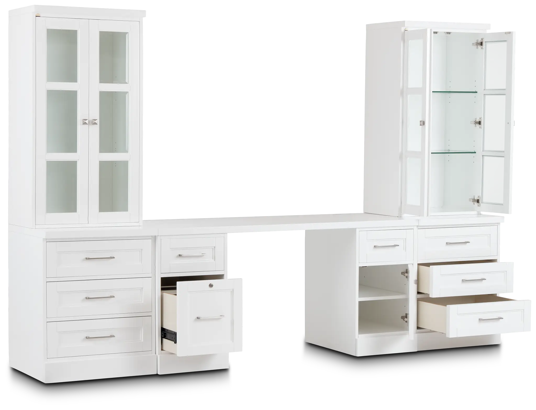 Newport White Drawer Wall Desk Newport White Drawer Wall Desk