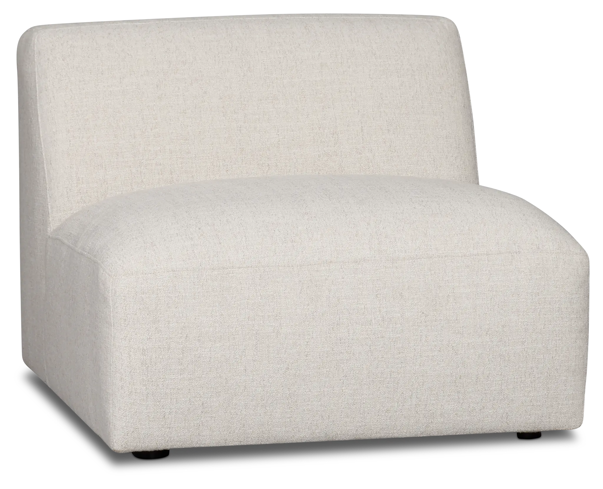 Baylor Light Beige Fabric Armless Chair Baylor Light Beige Fabric Armless Chair