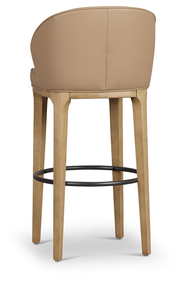 Libby Taupemicro 30" Upholstered Barstool