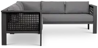 Sunrise Dark Gray Small Left Chaise Sectional