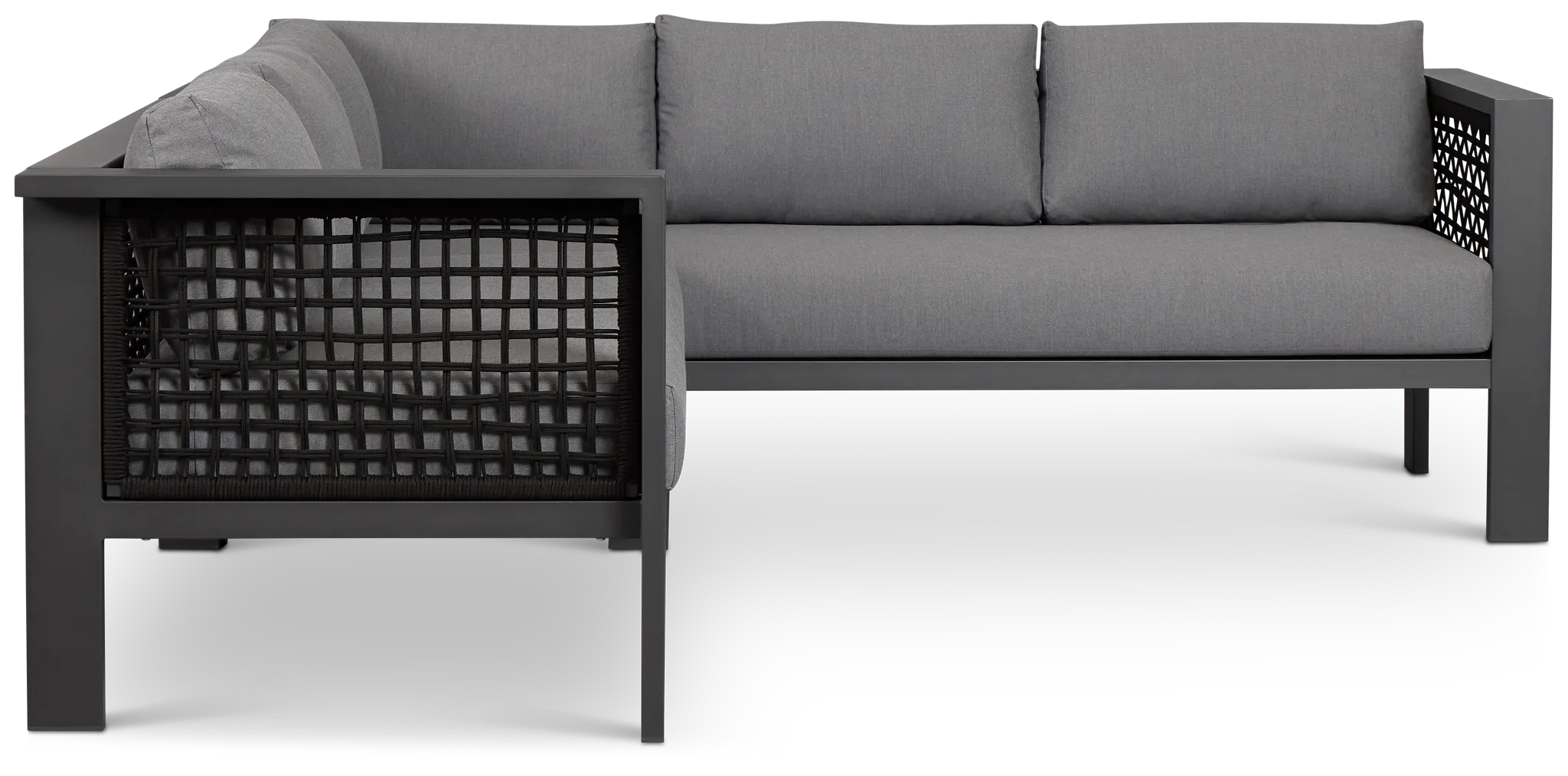 Sunrise Dark Gray Small Left Chaise Sectional