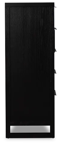 Williamsburg Black 5-drawer Chest