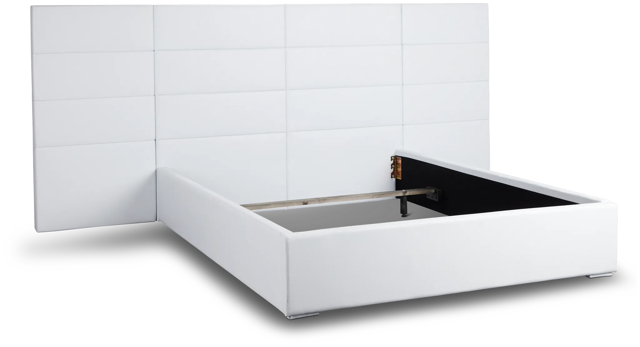 Doral White Uph Spread Bed