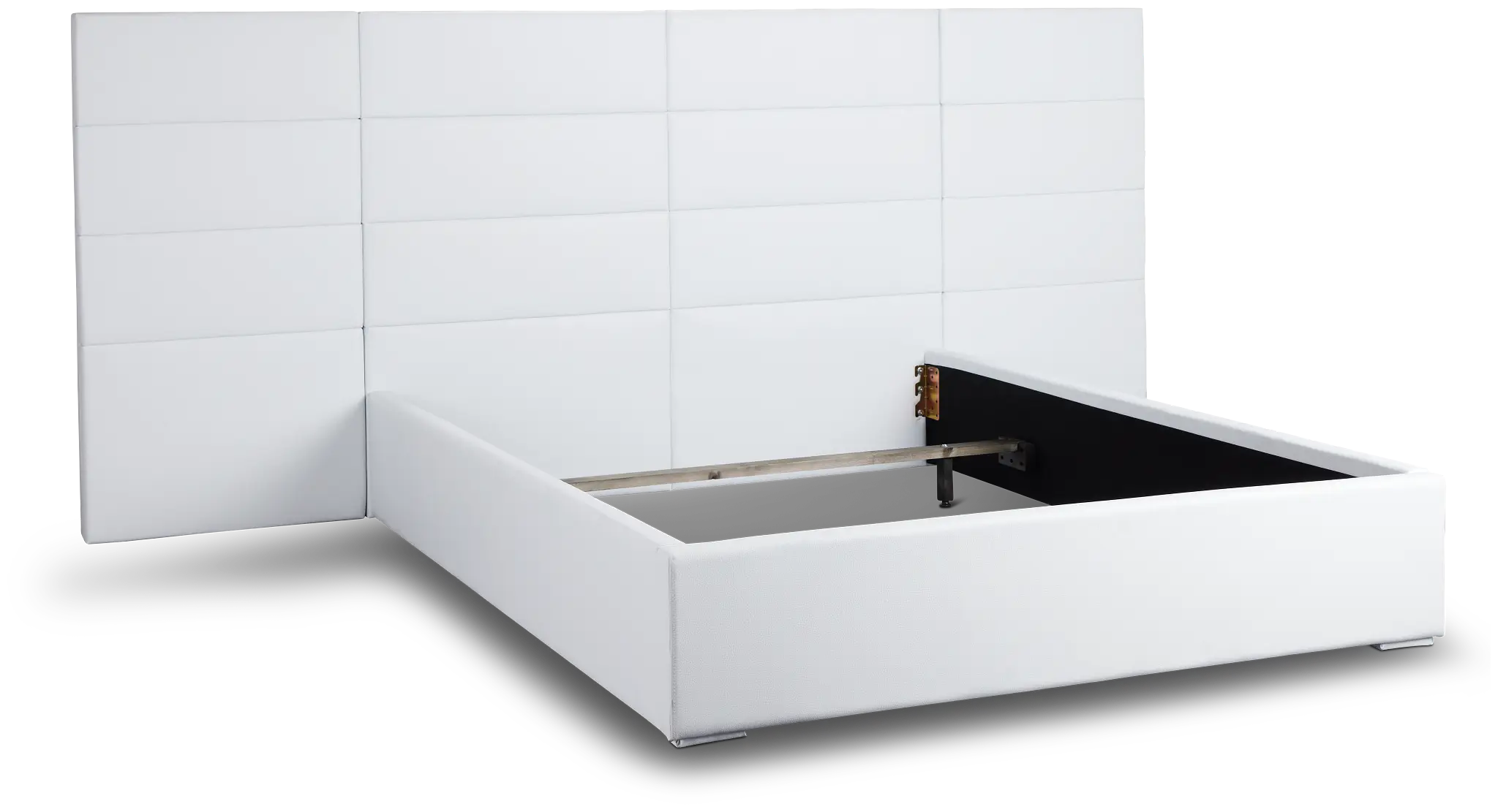 Doral White Uph Spread Bed Doral White Uph Spread Bed
