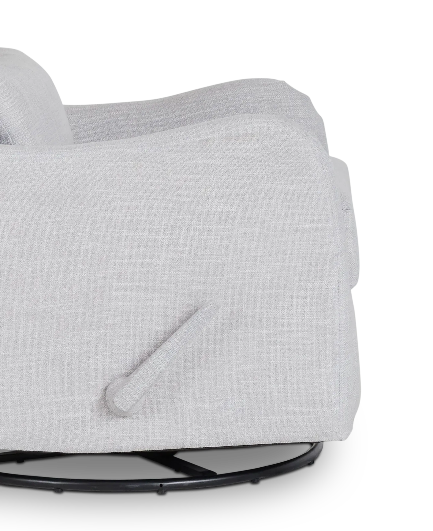 Georgia Gray Fabric Swivel Glider Recliner