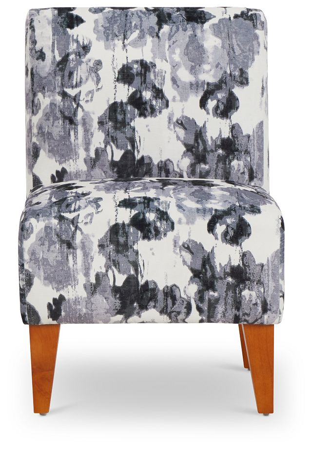 Scarlett Gray Fabric Accent Chair