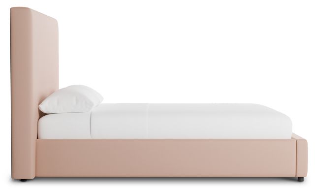 Grayton Joya Light Pink 54" Upholstered Platform Bed