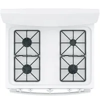 Ge 10 Series White 30" Gas Range