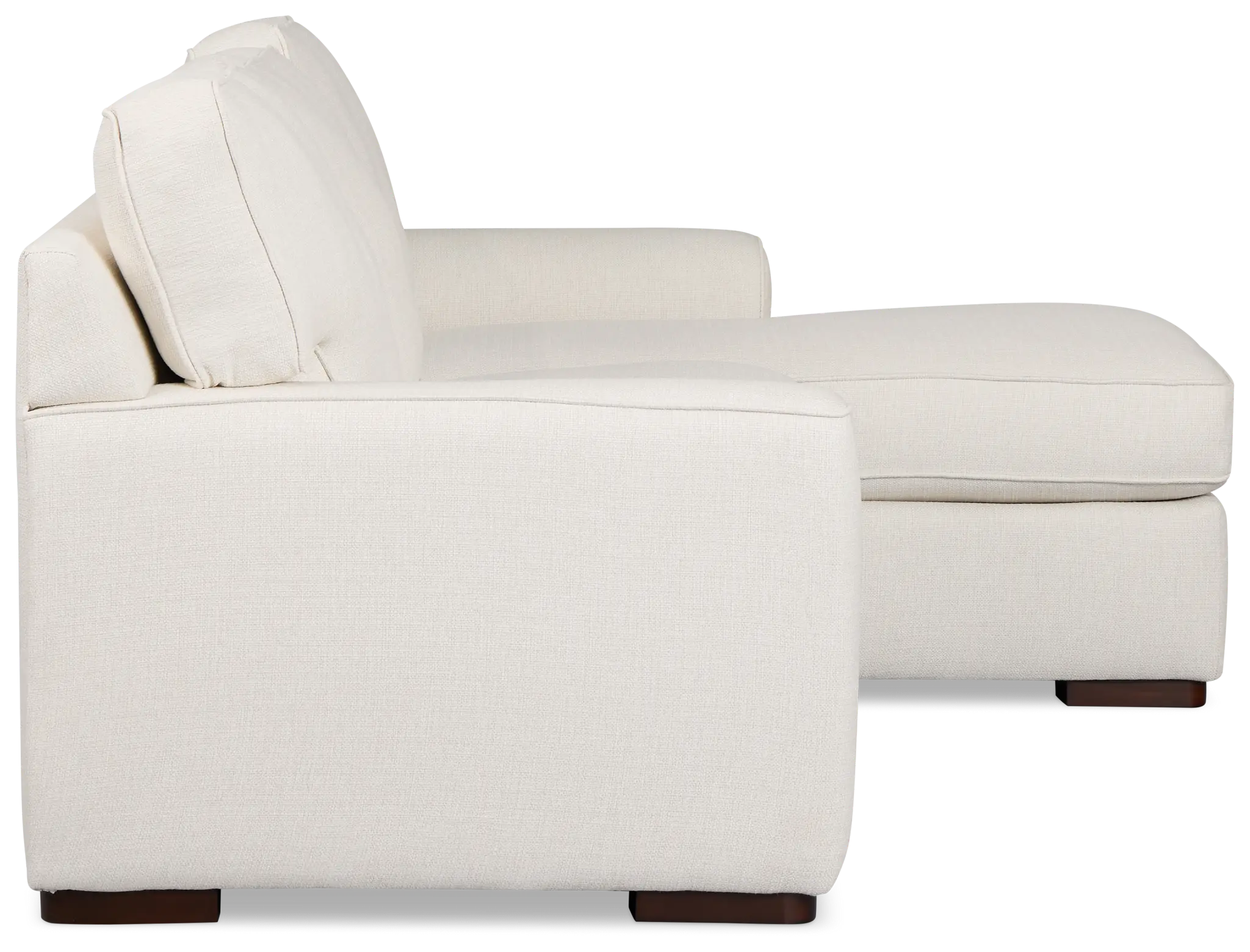 Sinclair Light Beige Fabric Right Chaise Sectional Sinclair Light Beige Fabric Right Chaise Sectional