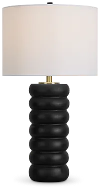 Shana Black Table Lamp