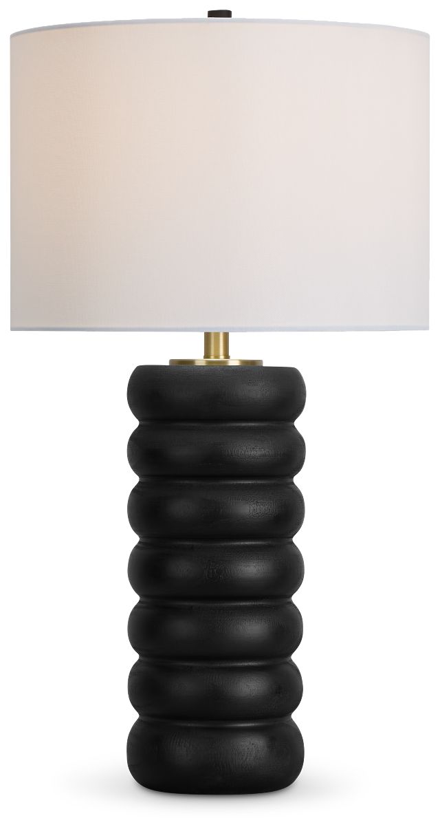 Shana Black Table Lamp