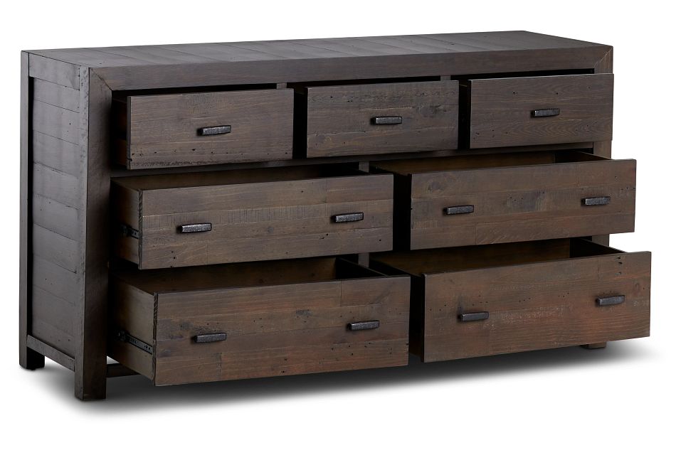 Seattle Dark Tone Wood Dresser Bedroom Dressers City Furniture