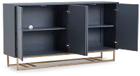 Nola Gray Four-door Cabinet