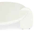 Layla White Round Coffee Table