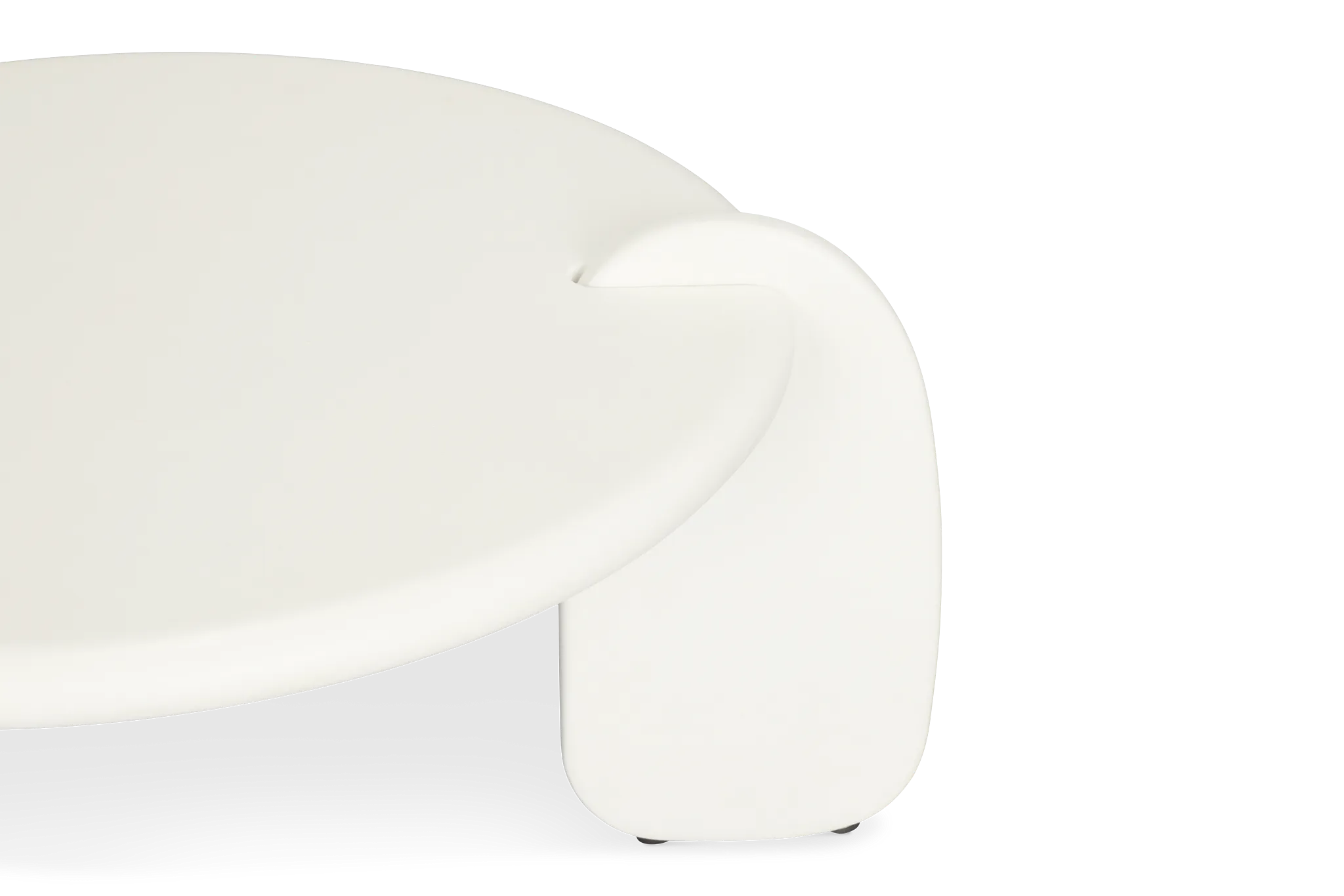 Layla White Round Coffee Table