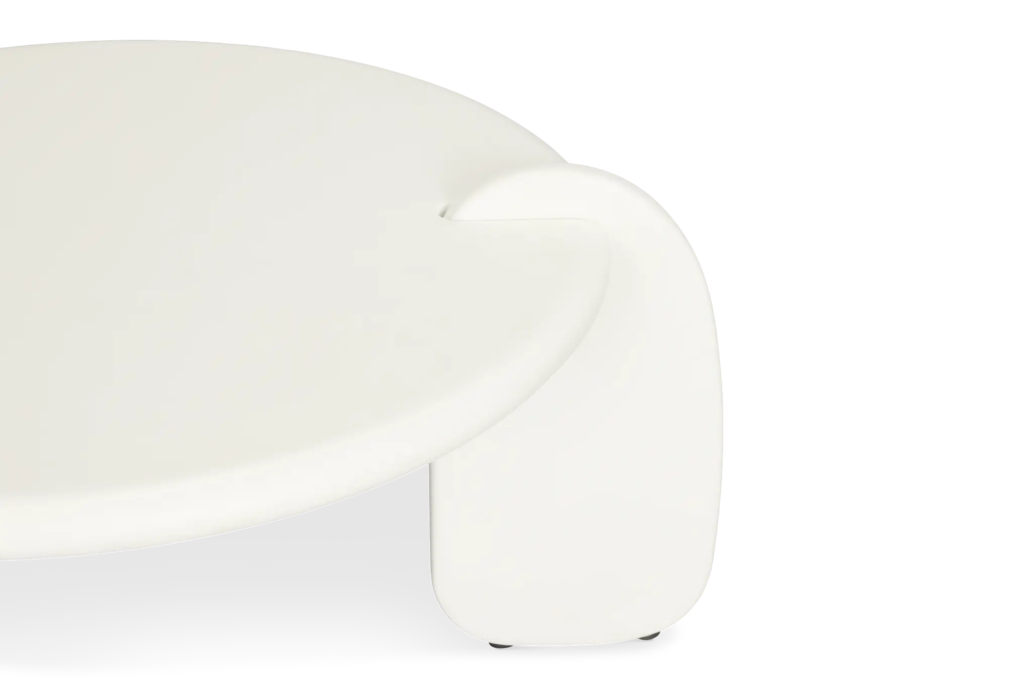 Layla White Round Coffee Table Layla White Round Coffee Table