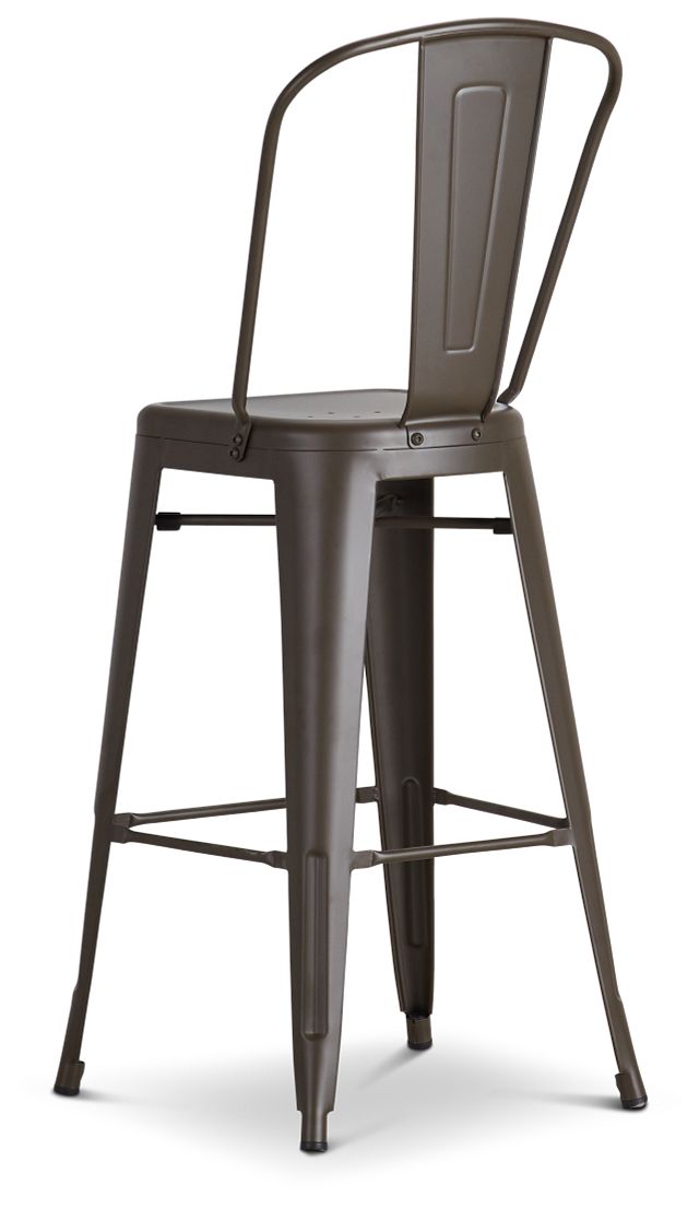 Harlow Dark Tone Metal 30" Barstool