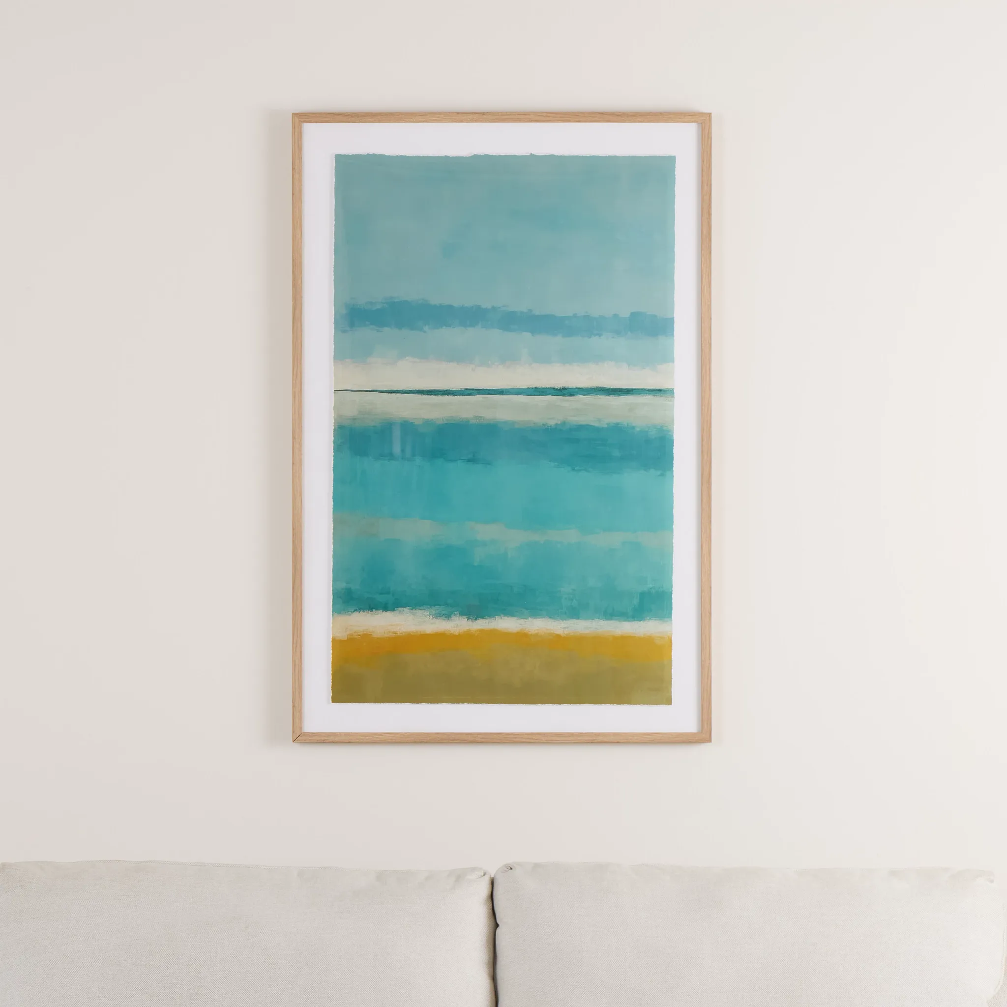 Thali Teal Framed Wall Art