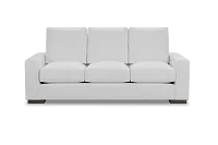 Edgewater Peyton White 84" Sofa W/ 3 Cushions