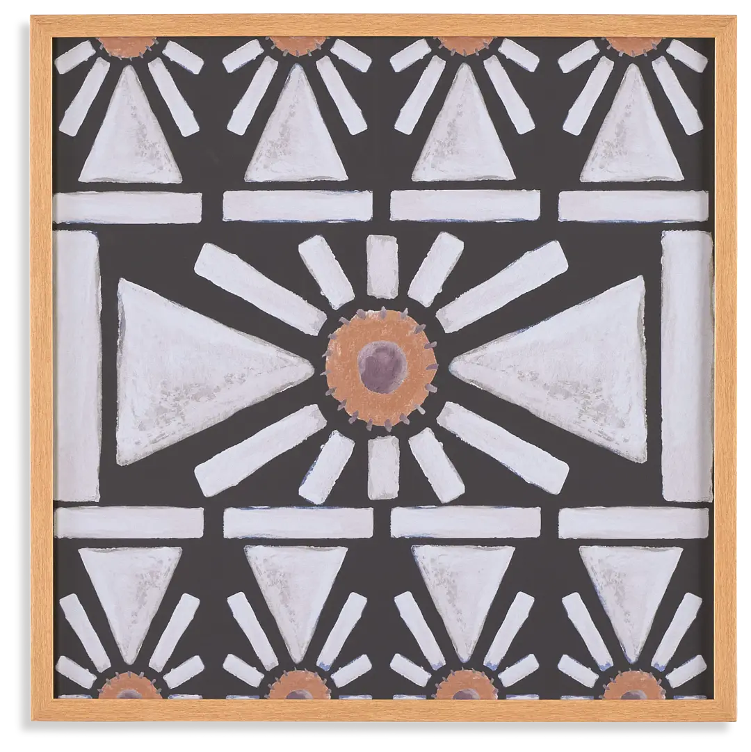 Checka Dark Green Framed Wall Art Checka Dark Green Framed Wall Art