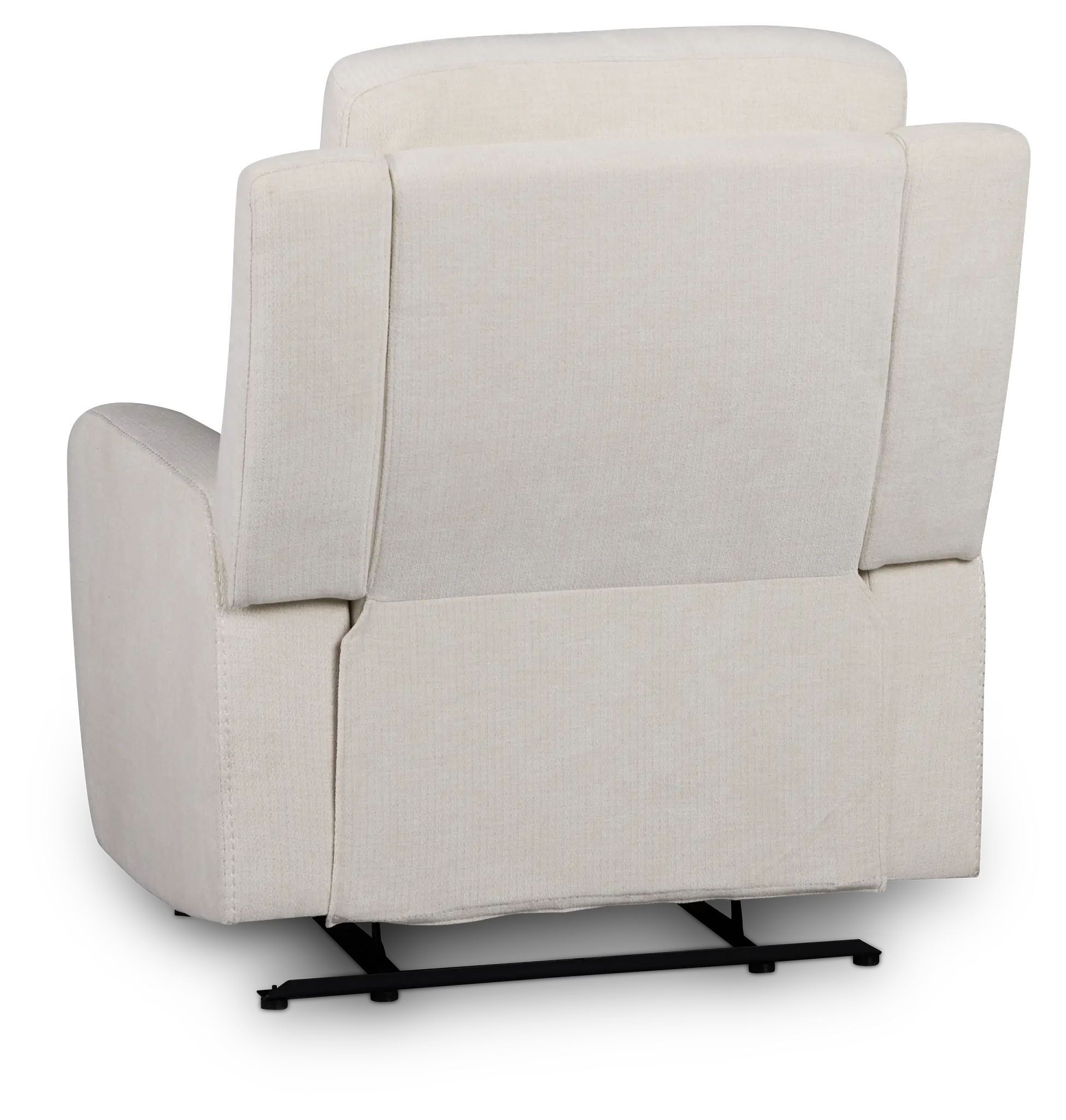 Dean White Fabric Recliner Dean White Fabric Recliner