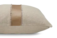 Cristo Taupe 26" Square Accent Pillow