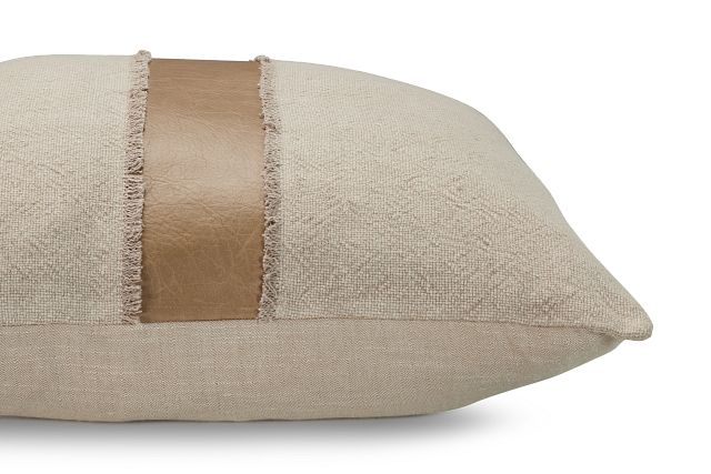 Cristo Taupe 26" Square Accent Pillow