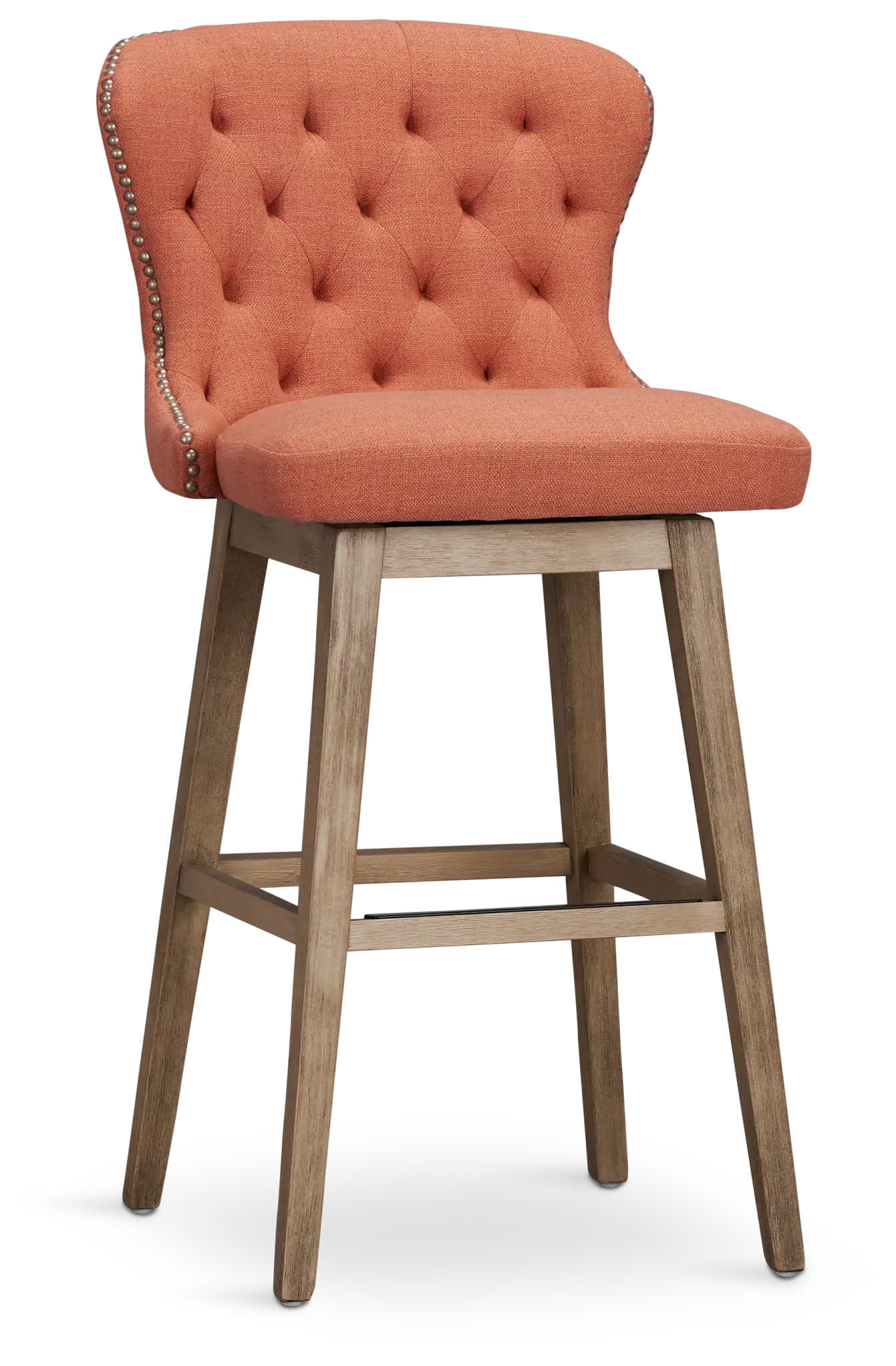 Seaside Light Pink Fabric 30" Swivel Barstool Seaside Light Pink Fabric 30" Swivel Barstool