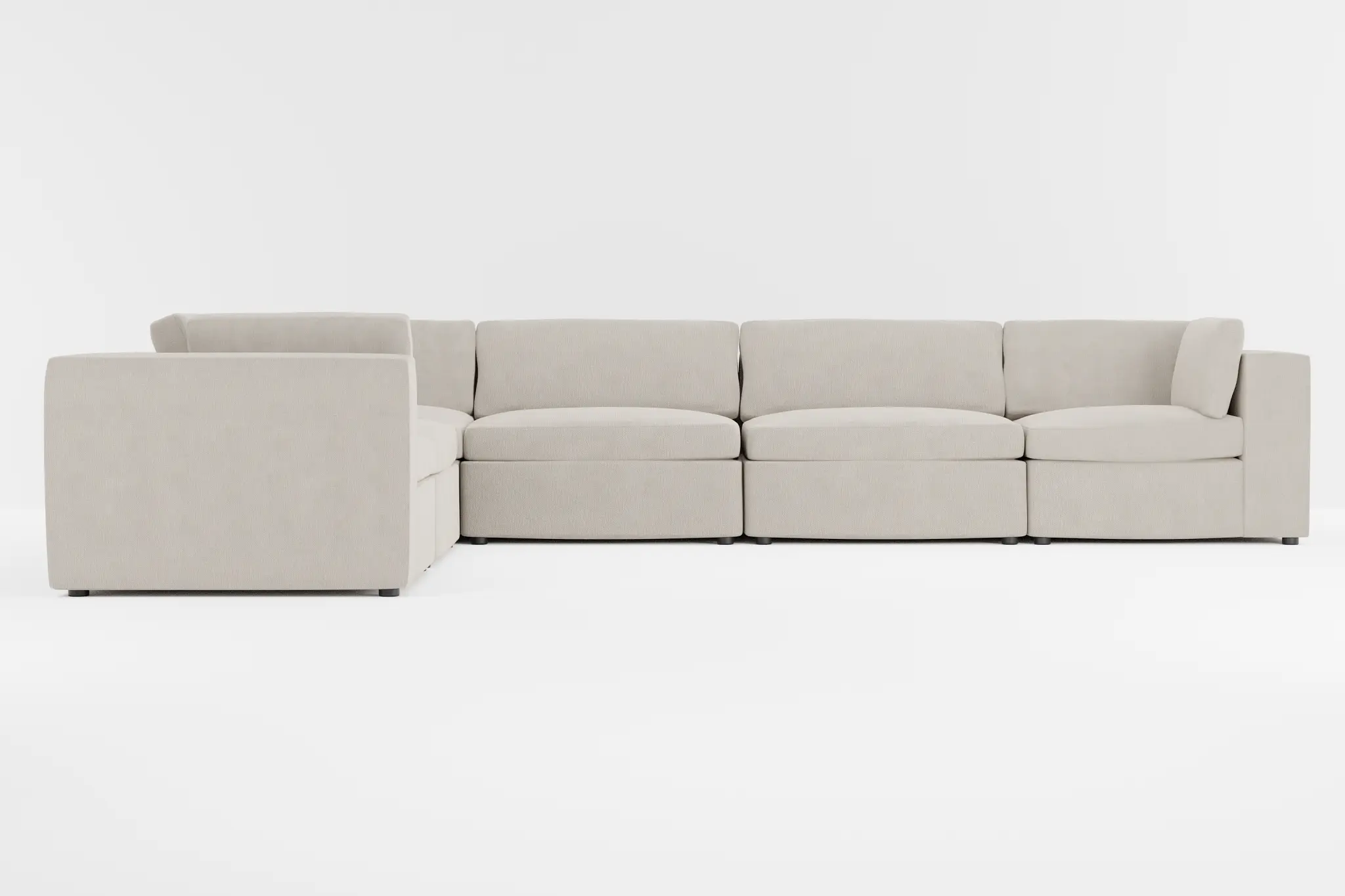 Destin Revenue Beige Fabric 6-piece Modular Sectional Destin Revenue Beige Fabric 6-piece Modular Sectional