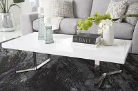 Axel White Rectangular Coffee Table