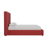 Grayton Elite Red 54" Upholstered Platform Bed