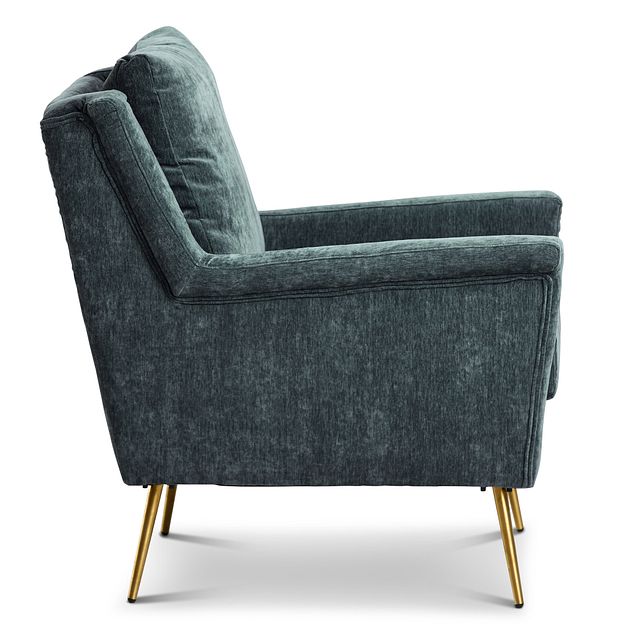 Cambridge Gray Velvet Accent Chair