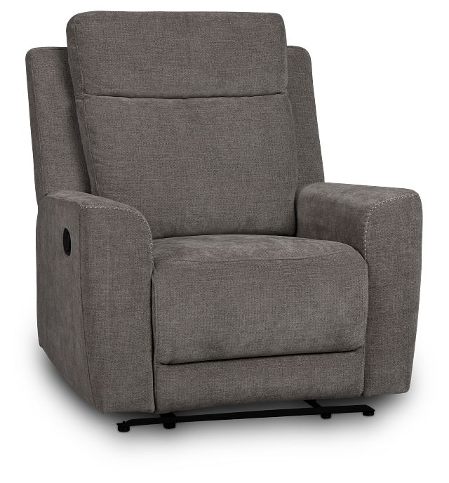 Dean Gray Fabric Recliner
