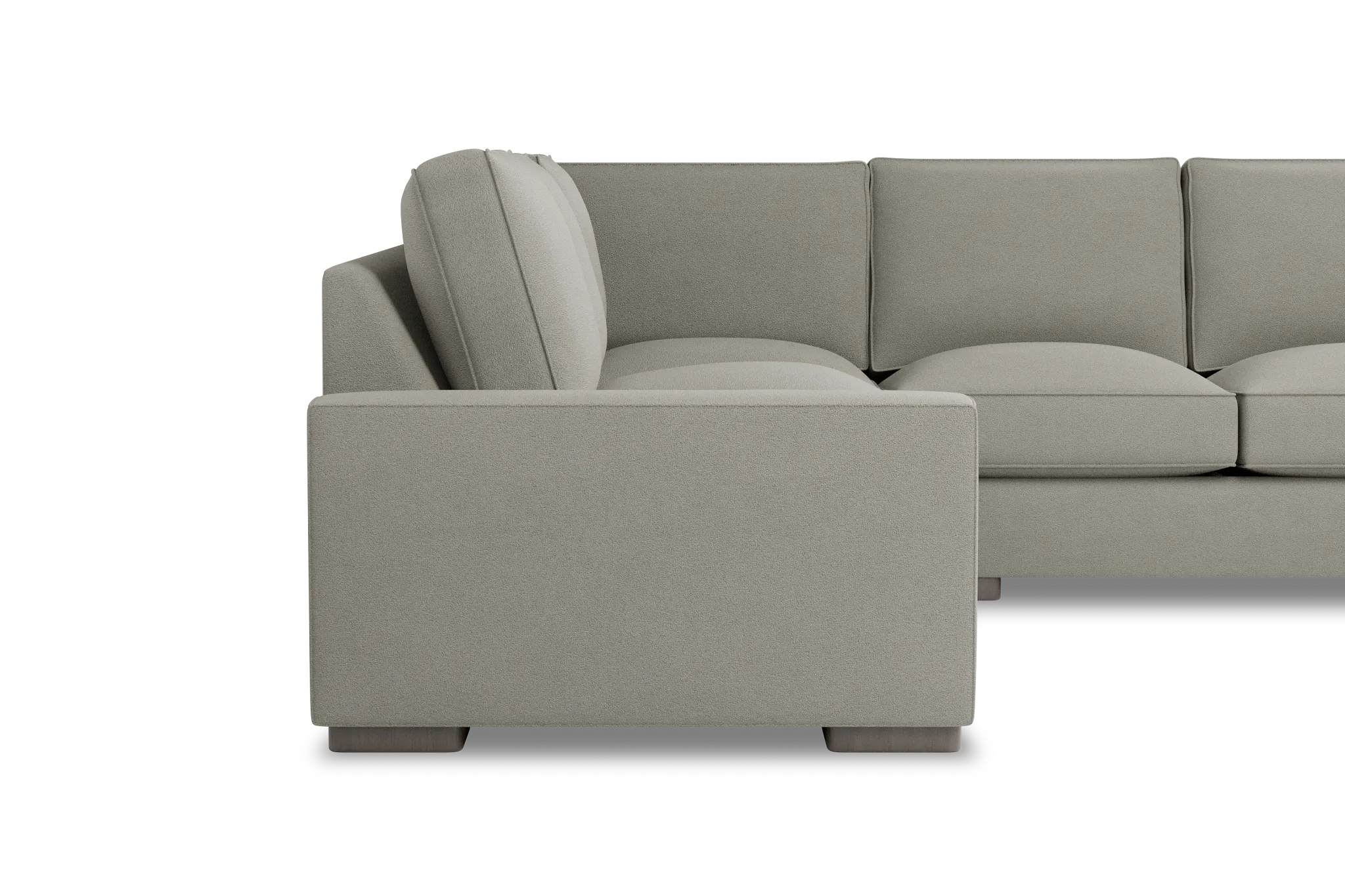 Edgewater Elite Gray Medium Right Chaise Sectional
