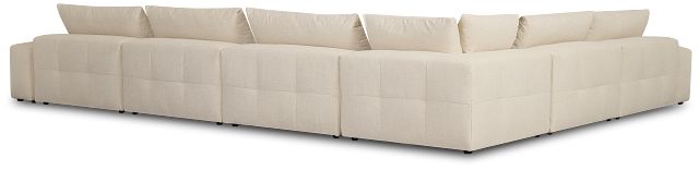 Remi Light Beige Fabric 8-piece Modular Sectional