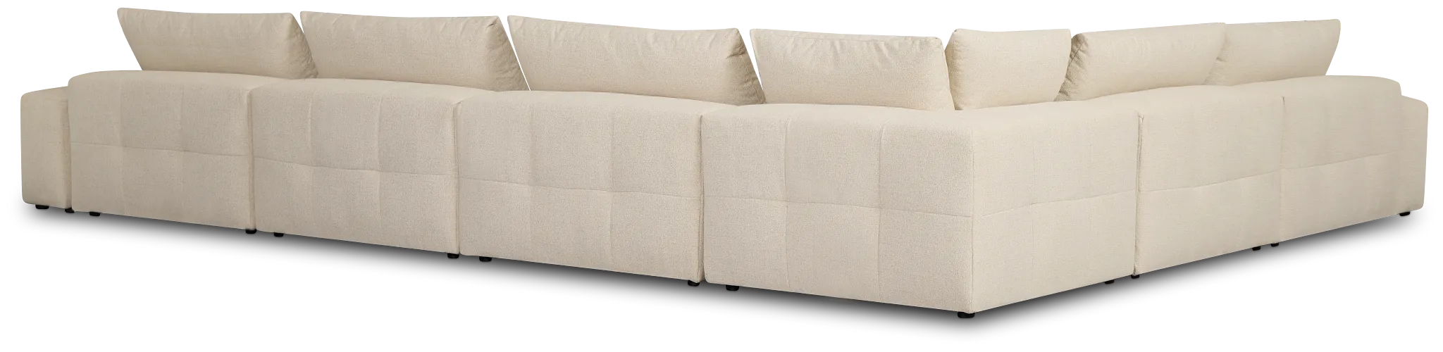 Remi Light Beige Fabric 8-piece Modular Sectional