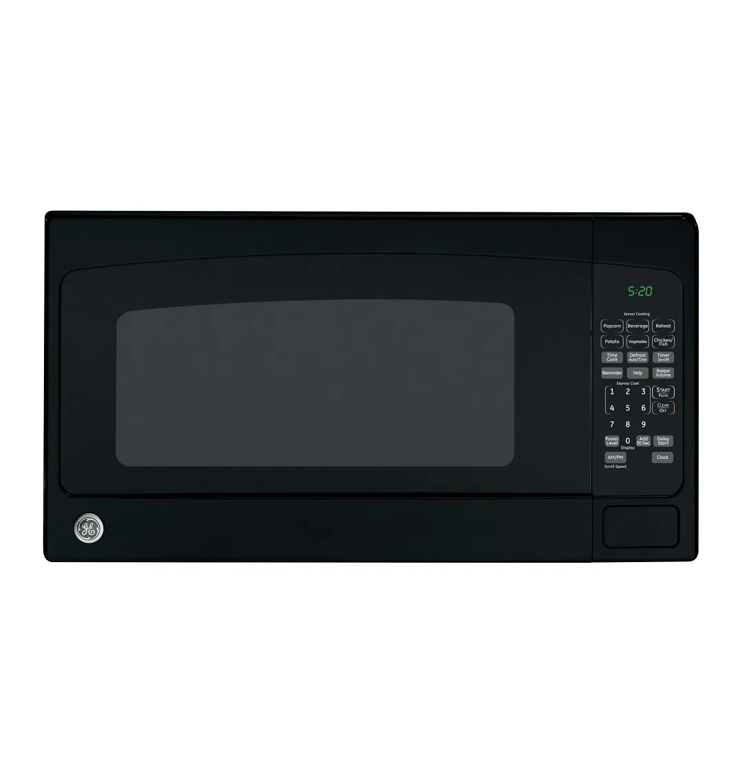 Ge 30 Series Black Countertop Microwave