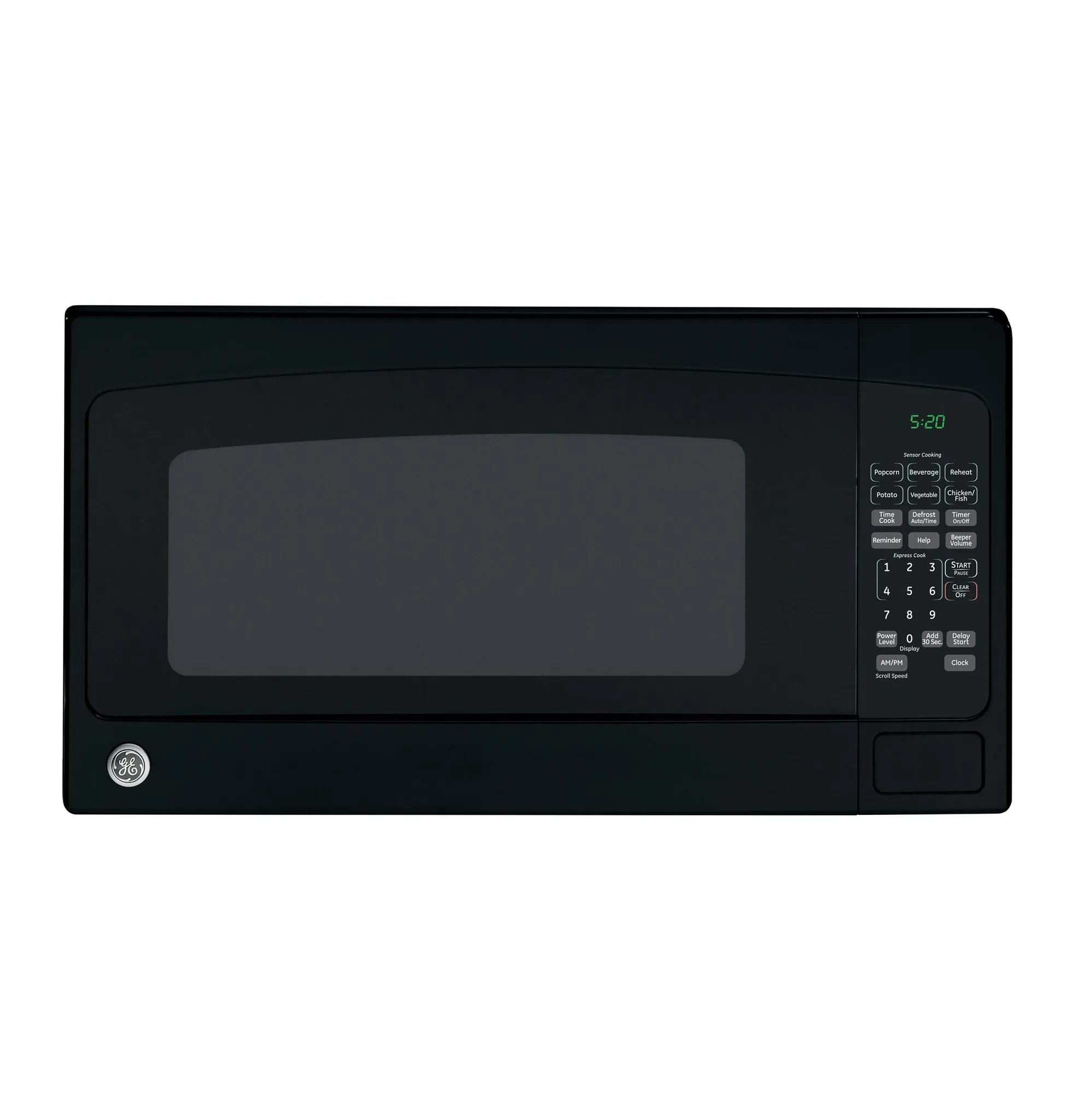 Ge 30 Series Black Countertop Microwave