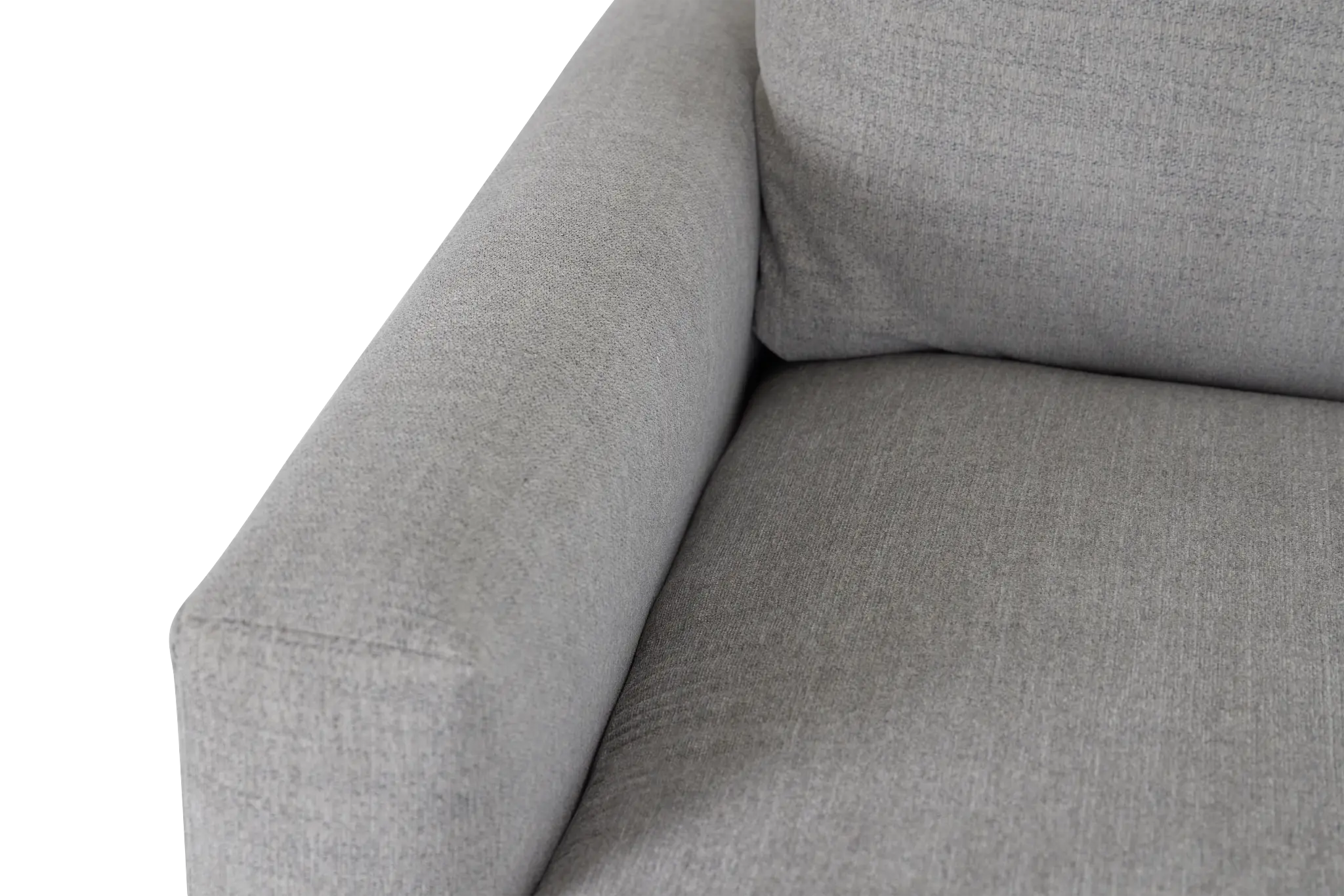 Noah Gray Fabric Right Chaise Sectional Noah Gray Fabric Right Chaise Sectional