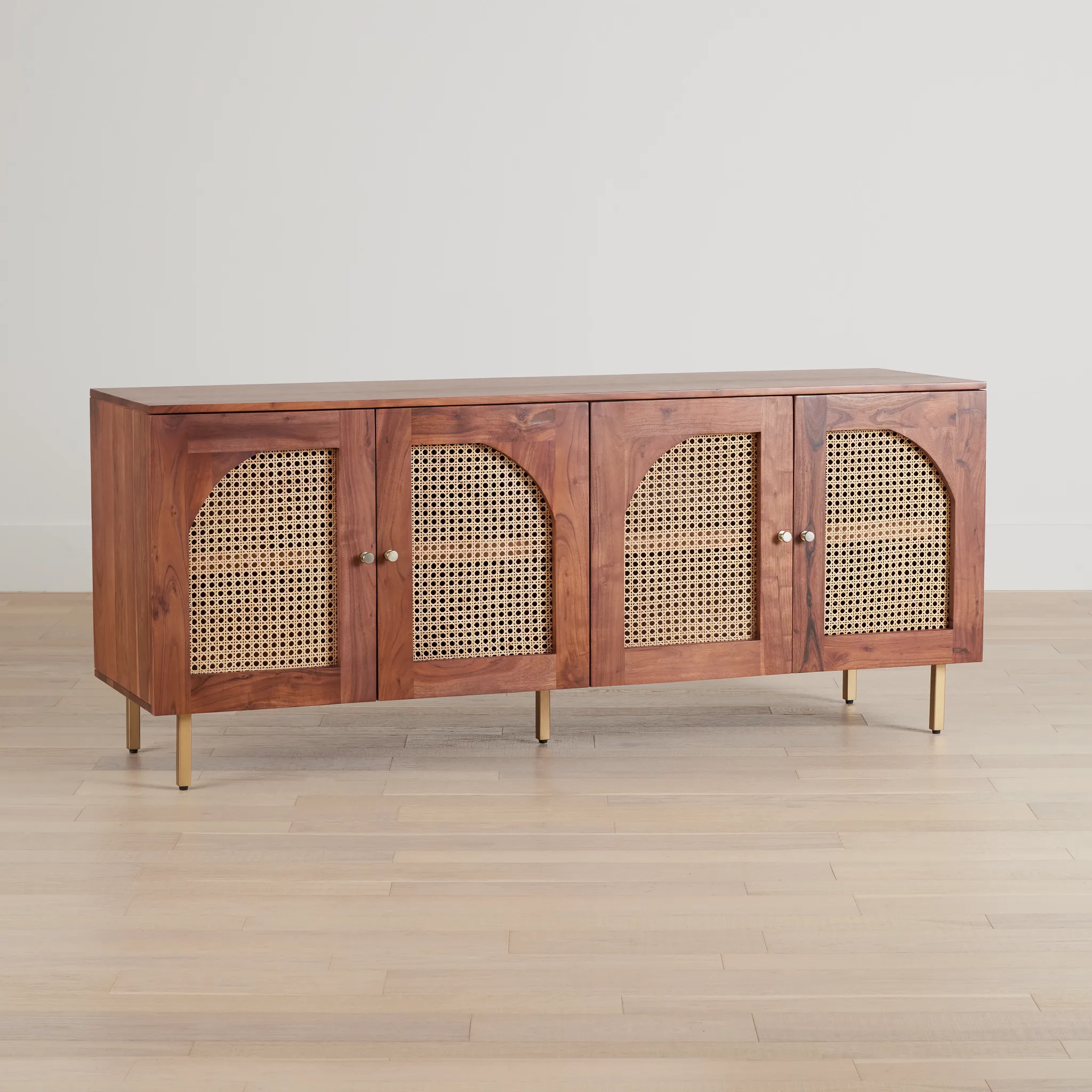 Sarta Mid Tone Four-door Cabinet