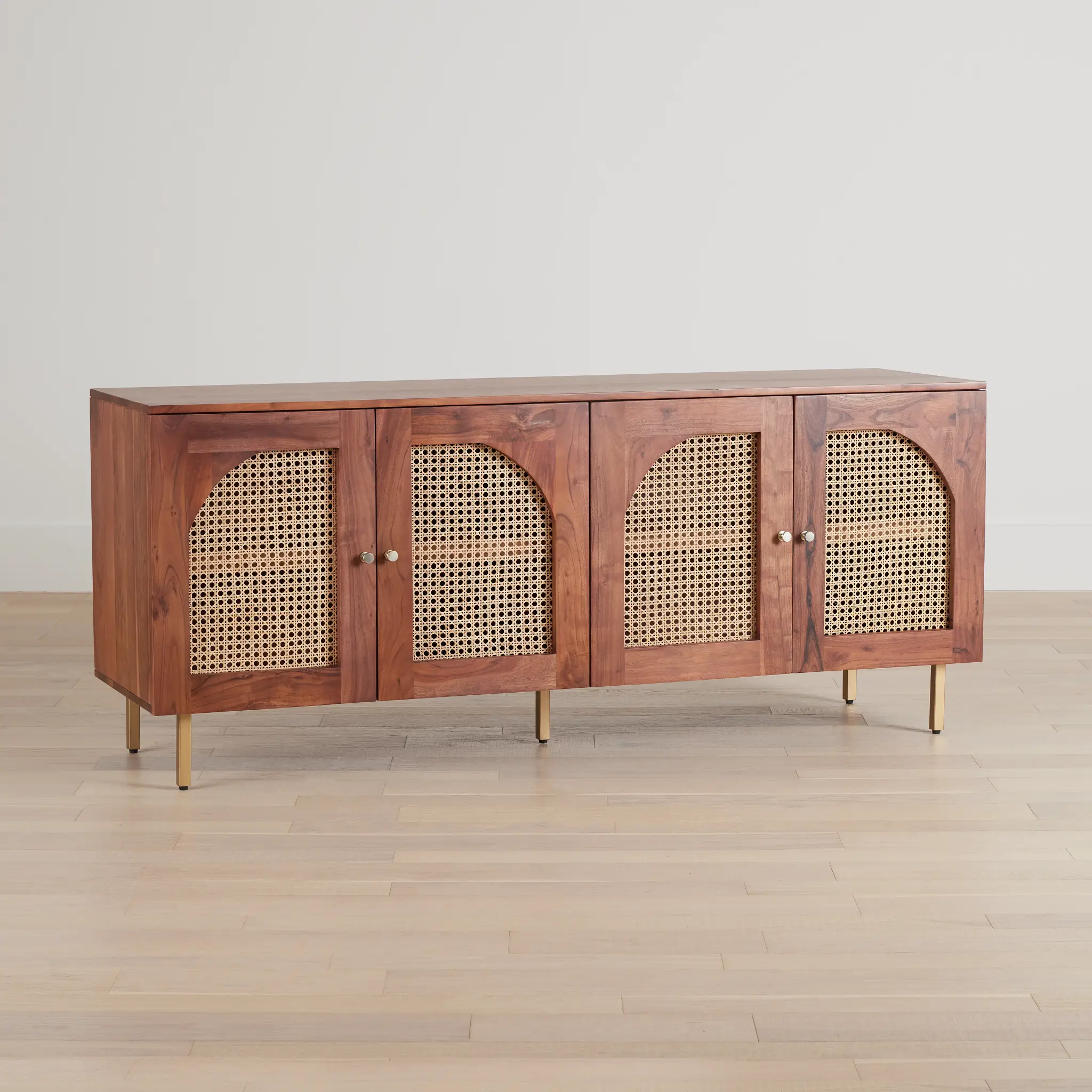 Sarta Mid Tone Four-door Cabinet Sarta Mid Tone Four-door Cabinet