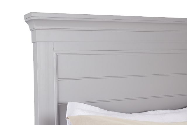 Cape Cod Gray Panel Bed