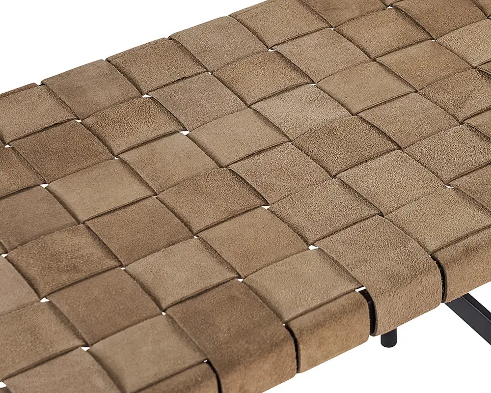 Samara Brown Woven Bench Samara Brown Woven Bench