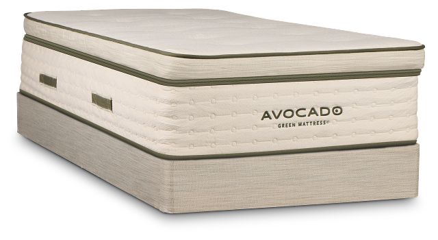 Avocado Green Plush Mattress Set