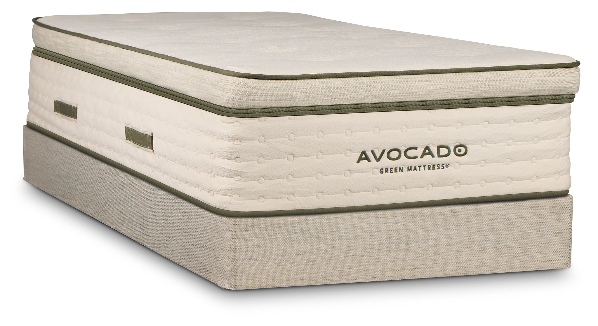 Avocado Green Plush Mattress Set