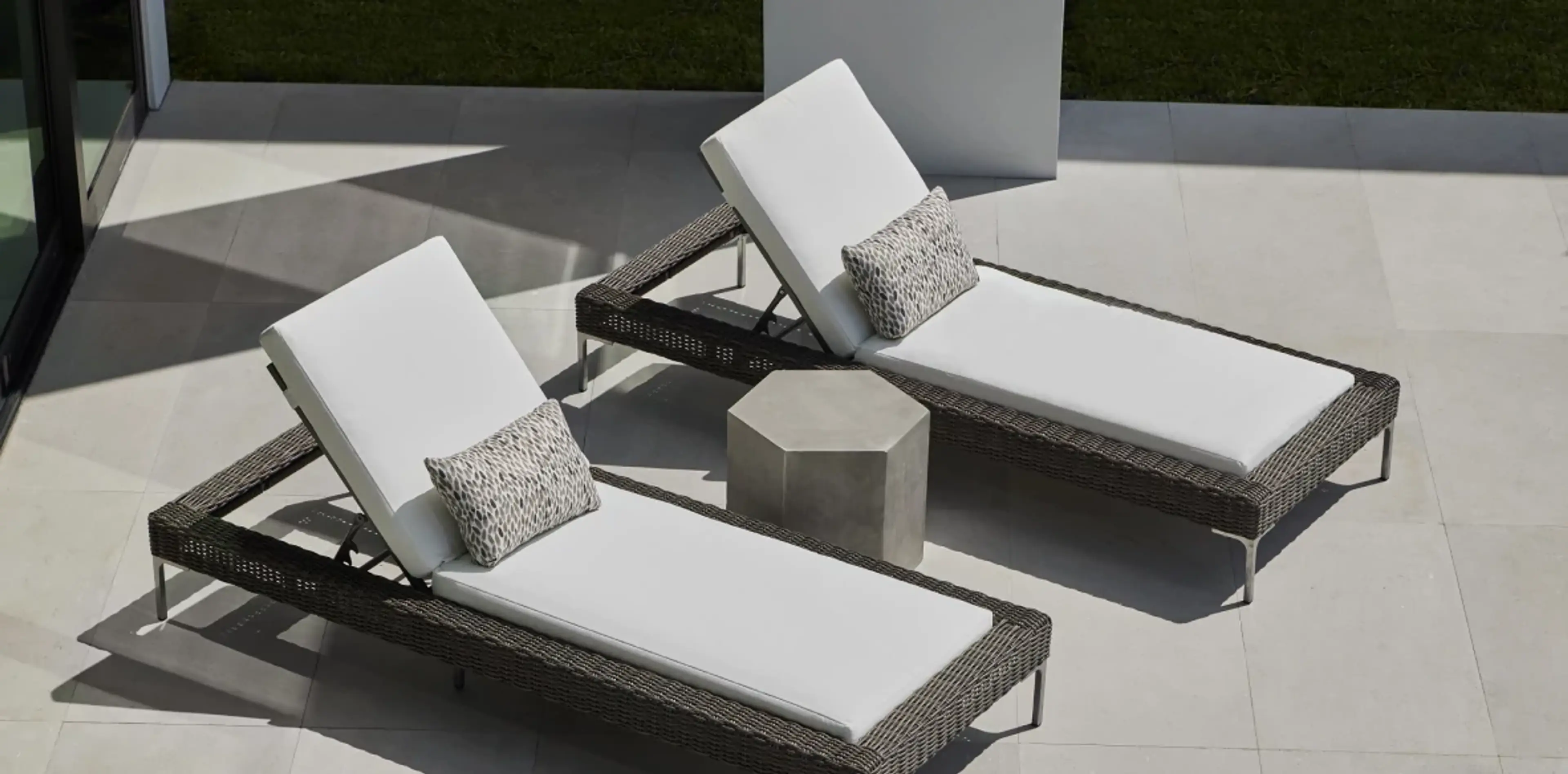 Get ready for warmer weather with outdoor furniture.