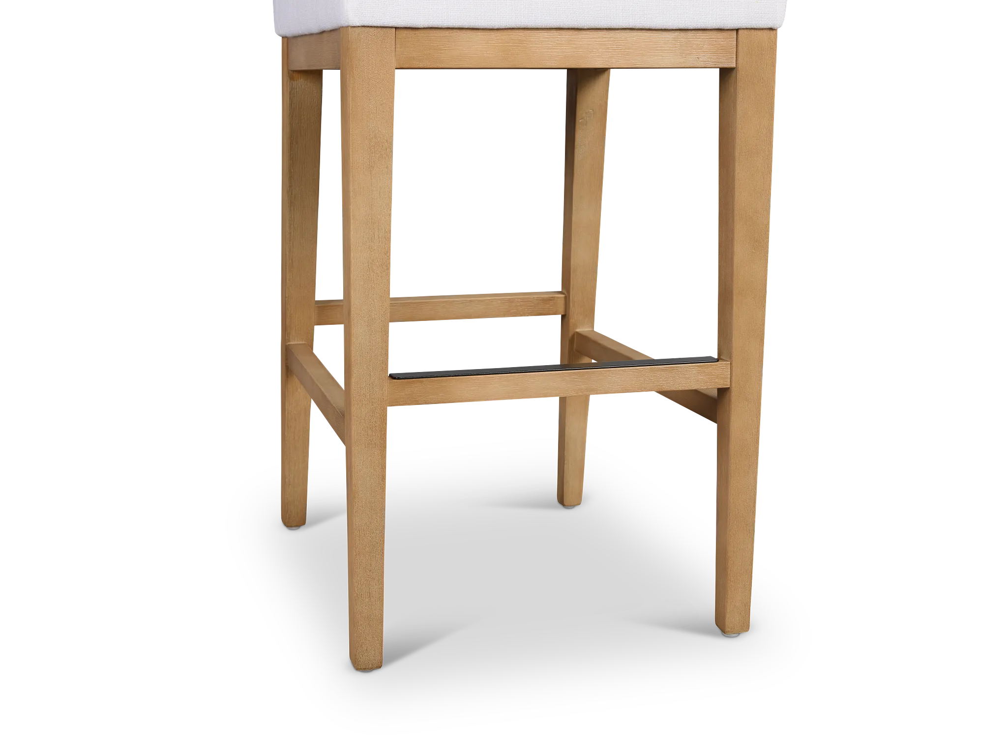Willow Whitefabric 30" Upholstered Barstool