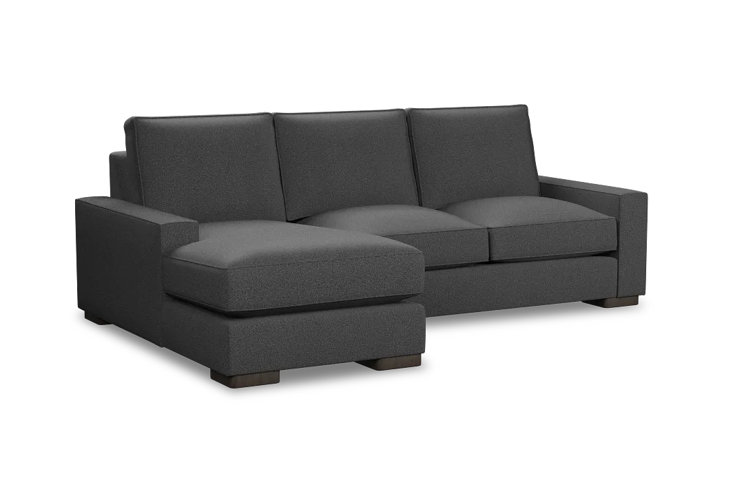Edgewater Delray Dark Gray Left Chaise Sectional