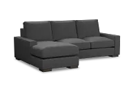Edgewater Delray Dark Gray Left Chaise Sectional